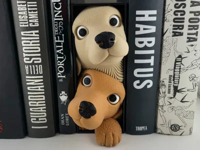 Dog Friends Book Nook NO AMS  Shelf Insert Book