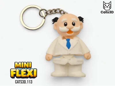 Dr Simi Mini Flexi Articulated Keychain