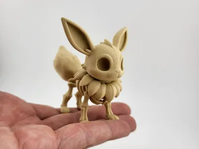 Eevee Skeleton Figure Pokemon Kanto Edition cute