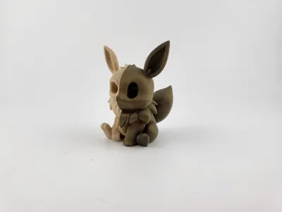 Eevee Skeleton  Stylized Half-Body Pokmon