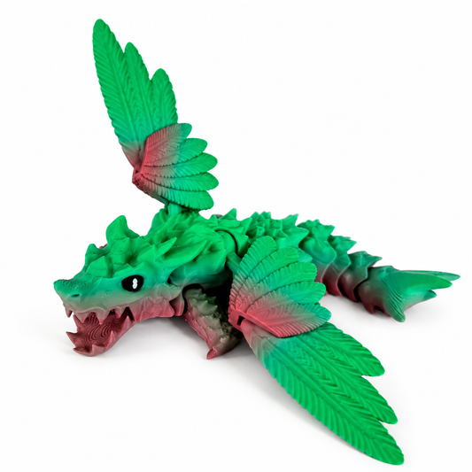Gargoyles - Winged Dragon - Snap-In-Movable-Jaw