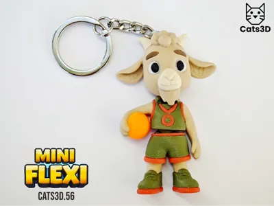GOAT Sony Movie   Mini Flexi  Keychain