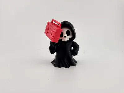 Grim Reaper Boombox Edition Printed Retro Figure
