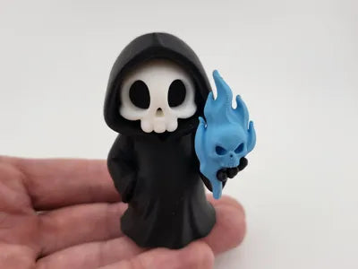 Grim Reaper with fire  Skeleton Action Figure