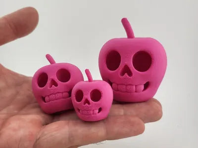 Halloween Skull Apples  Cute NO SUPPORT Mini Set