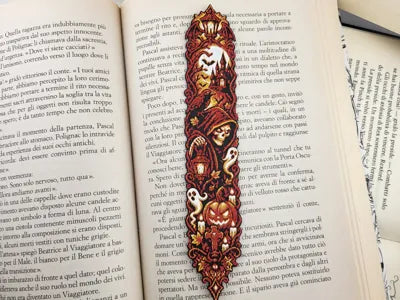 Halloween Skull Bookmark Ghost Pumpkin Book Marker