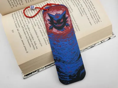 Haunter gengar Bookmark 3D Ghost Pokmon Art