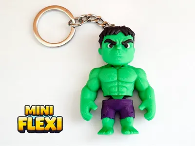 Hulk Mini Flexi  Articulated Superhero Figure