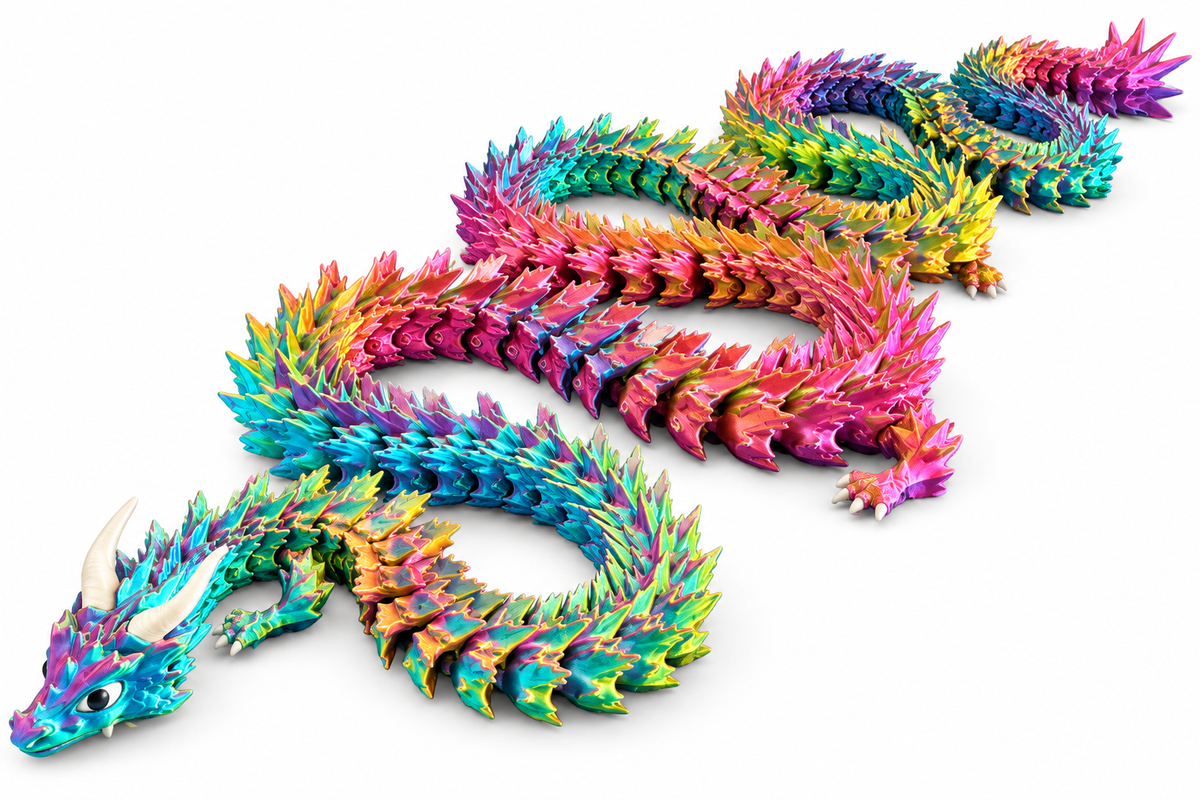 Infinity Serpent - Long Articulated Dragon