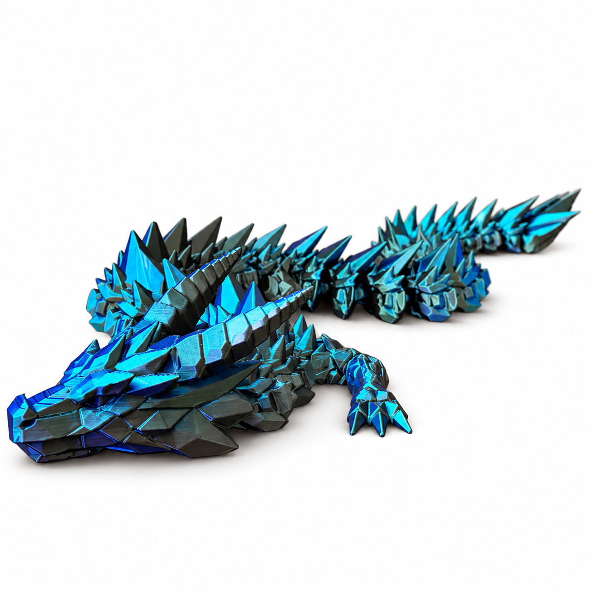Prismor - Articulated Crystal Stone Dragon