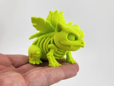 Ivysaur Pokemon Skeleton Stylized kawaii cute
