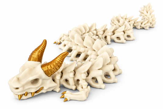 Long Ashbone - Articulated Skeleton Dragon