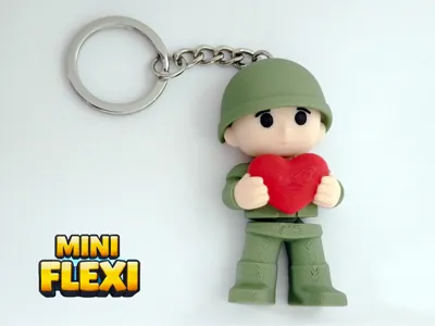 Love Soldier  Mini Flexi Figure for Peace