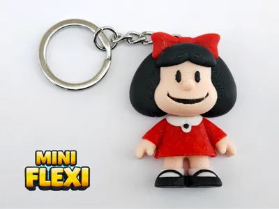 Mafalda Mini Flexi  Articulated Flexi Toy
