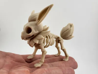 Pokemon Flareon Skeleton Figure horror cute kawaii