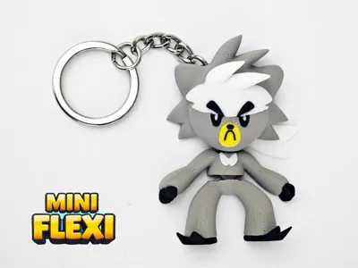 Pokemon Kubfu Dakuma  Articulated Mini Flexi