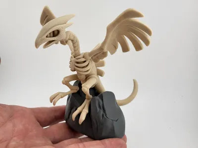 Pokemon Lugia Skeleton Figure Diorama kawaii cute
