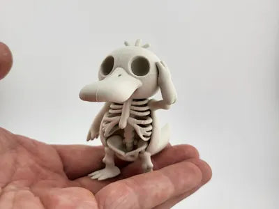Psyduck Skeleton Figure Kawaii Pokmon Style cute