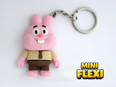 Richard Watterson  Mini Flexi Gumball Character