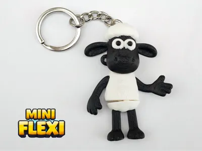 Shaun the Sheep mini flexi - keychain