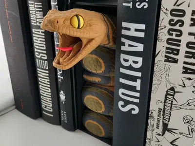 Snake Guardian Book Nook  Shelf Insert