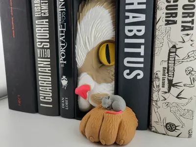Sweet Cat  Mouse Book Nook  Friendship Insert
