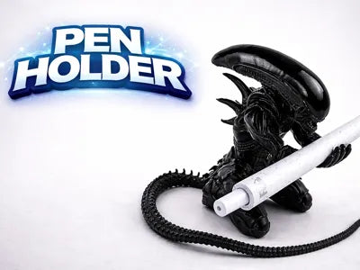 alien pen holder xenomorph stand