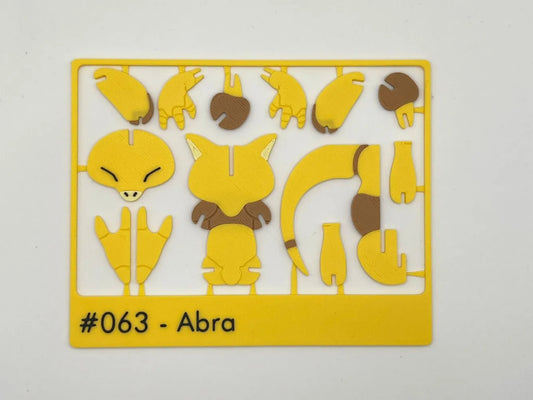 Pokemon #063 - Abra kit card