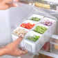 6-Grid Fridge Vegetable Organizer Box