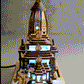 Ram Mandir 3D Model With Led Light (L 6.4xB 4xH 6.4 inch)