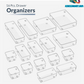Multipurpose Clear Drawer Organizer