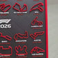 3D PRINTED F1 CALENDAR STAND 2026