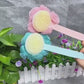 2 IN 1 LOOFAH & BRUSH WITH HANDLE-For Male & Female