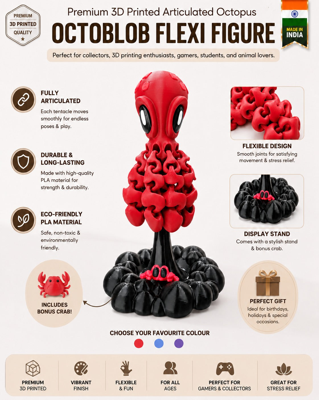OctoBlob™ Flexi Figure