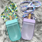 Leakproof Plastic Ice Cream Drink Water Bottle with Strap