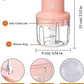 Electric Mini Garlic Grinder Chopper Vegetable