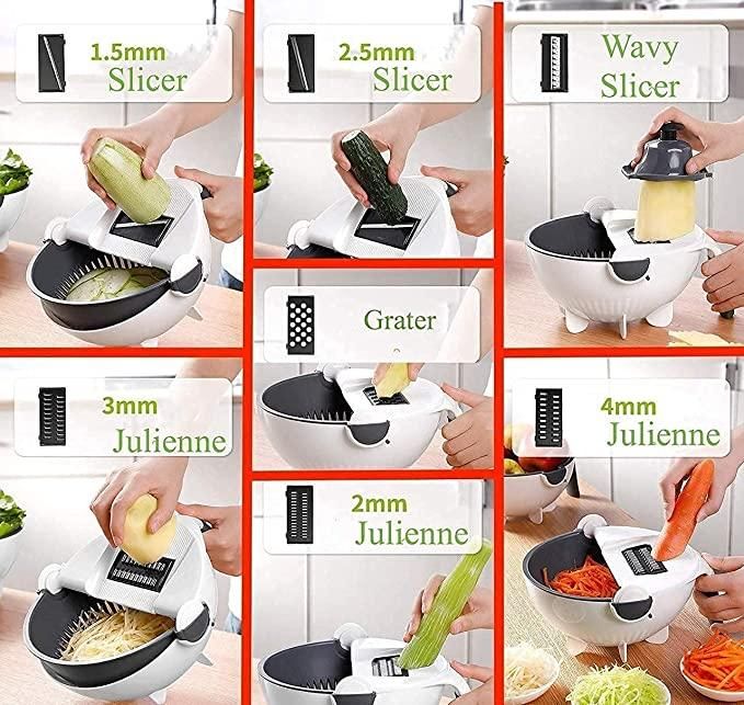 9 In 1 Multifunctional Vegetable Cutter (9 FREE UNIQUE CUTTERS)