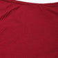 Rigo Women Red One Shoulder Ribbed Crop Top