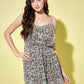 Trend Arrest Women's Printed Flare Short  Dress