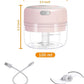 Mini Chopper-Cordless Palm sized Lovely Mini Food Chopper for Garlic