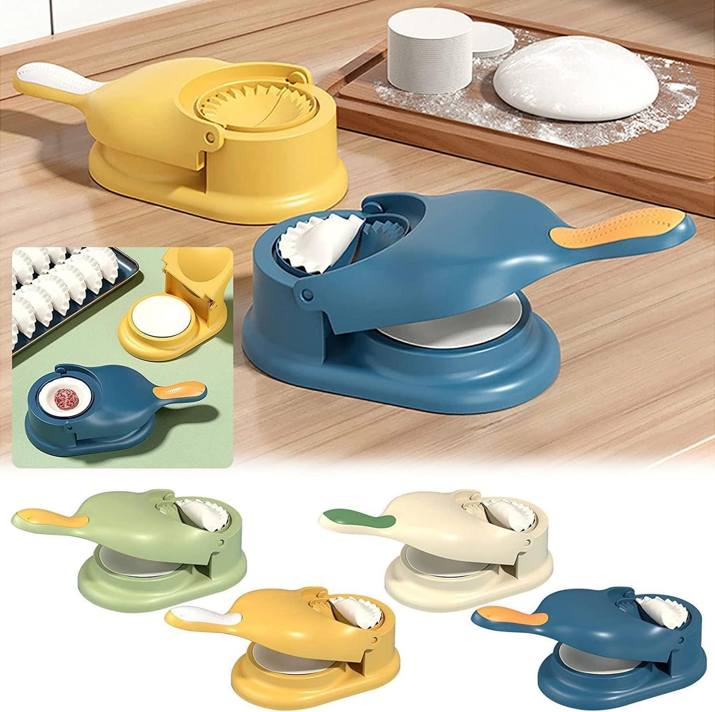 2 in 1 Dumpling Maker Mould Machine Pressing Baking Tool and Kitchen Tool